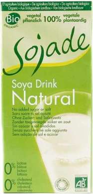 Sojade | Soya Milk - unsweetened | 2 x 1l (UK)
