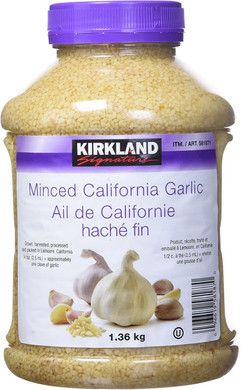 Kirkland Signature Minced California Garlic, 48 Ounce