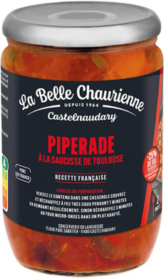 La Belle Chaurienne Piperade with Toulouse Sausages 585g