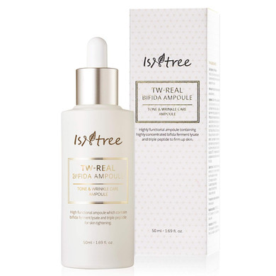 Isntree Tw-Real Bifida Ampoule 50Ml 1.69 Fl.Oz | Softens Skin Texture | Tone & Wrinkle Care | Rich Nourishment