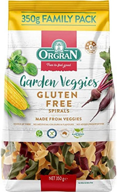 Orgran Garden Veggies Spirals 5 x 350g