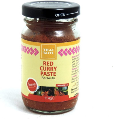 Thai Taste Panang Red Curry Paste 114g (Pack of 3)