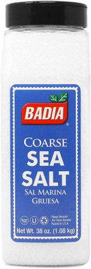 Badia Sea Salt Coarse - (38 oz) 1.08kg