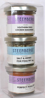 Steenbergs Organic Chicken Seasonings Stacker - spice gift