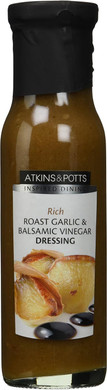 Atkins & Potts Roast Garlic & Balsamic Vinegar Dressing , 245 g