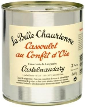 French Cassoulet With Goose Confit La Belle Chaurienne La Belle Chaurienne-Cassoulet Au Confit D Oie La Belle Chaurienne - 29,63 Oz - 2 Serves