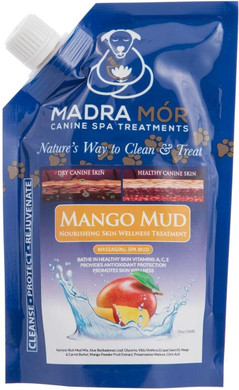 Madra Mor Mango Mud Pouch - Indulgent Canine Spa Experience | Exotic Mango Mud Infusion | Treat Your Dog to Madra Mor's Tropical Skin Care Delight, 296ml