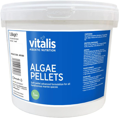 Vitalis Algae Pellets XS 1.8kg Fish Food