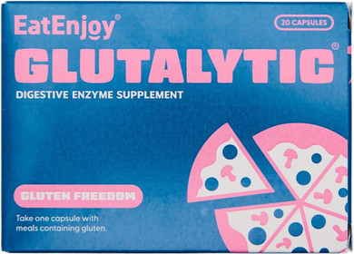 EatEnjoy Glutalytic Digestive Enzyme Supplement | 20 Capsules