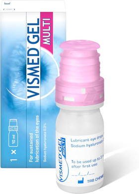 Vismed Gel Multi Preservative Free Eye Drops - SH 0.3% Lubricating Eye Gel, 10 ml
