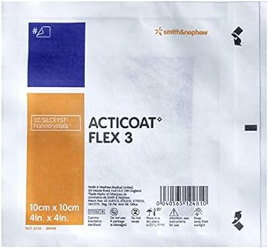 ACTICOAT Flex 3 10X10CM, 2 Packs of 5 (2)