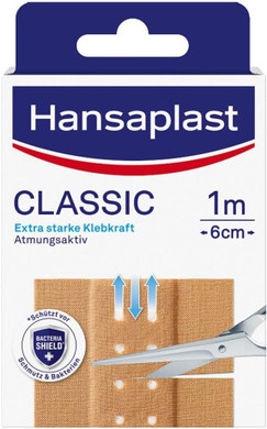 Hansaplast Classic 1 m x 6 cm - B00V8CUEH| Packung (1 m)