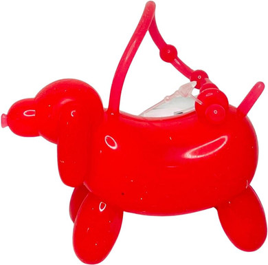 Bath and Body Works Red Dog Balloon Animal Pocketbac Hand Sanitzer Holder