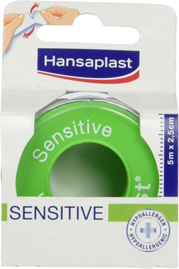Hansaplast Sensitive Fixing Plaster 5 m x 2.5 cm Pack of 1