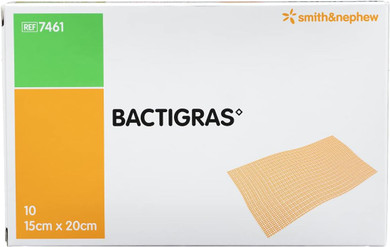 Bactigras Gauze Dressing, 20 x 15 cm