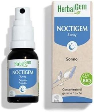 HERBALGEM - Noctigem - Spray - Helps to Fall Asleep and regulates Excessive Thoughts - 15 ml