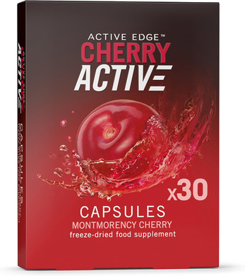 Active Edge CherryActive Capsules (100% pure Montmorency cherry powder capsules) - 30 caps