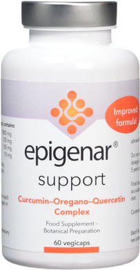 Epigenar Curcumin Oregano Quercetin Complex 60 Vegi Capsules, 30 g