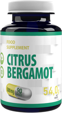 Hepatica Citrus Bergamot Extract 500mg  90 Vegan Capsules | High-Strength Supplement | 3rd Party Lab Tested | No Fillers or Bulkers
