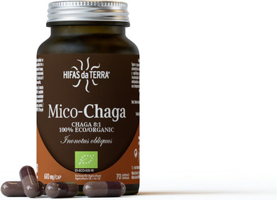 Mico-chaga Pure Chaga Eco Extract 70 capsules of 610mg