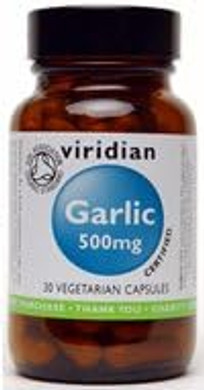 Organic Garlic 500mg: 30 Veg Caps