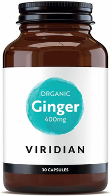 Organic Ginger Root 400mg: 30 Veg Caps