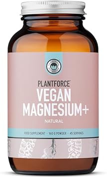 Plantforce Vegan Magnesium+ Natural 160G Powder - 45 Servings