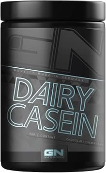 GN Laboratories 100% Dairy Casein - Casein Anti-Catabolic Long-Term Protein with BCAA Glutamine Protein Shake Bodybuilding - 900g (Vanilla)