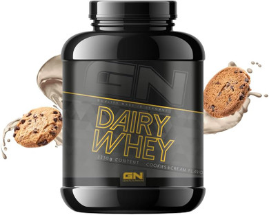 GN Laboratories 100% Dairy Whey Protein Powder 2230 g (Cookies and Cream) - Protein Powder for Muscle Building - Protein Powder for Protein Shake