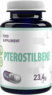 Hepatica Pterostilbene 100mg | 90 Vegan Capsules | High Strength Antioxidant & Cellular Health Support | Promotes Brain, Heart & Longevity | 3rd Party Lab Tested