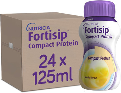 Fortisip Compact Protein Vanilla 125ml 24 Pack