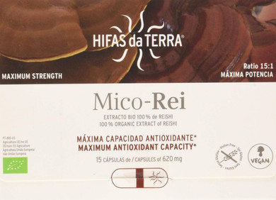 Hifas Da Terra - Hdt Mico Rei (Reishi) Hdt 15 Cap. 1 Unit 500 g