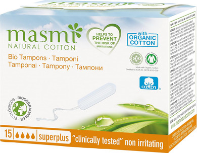 Bio Tampons Super Plus (Pack of 15)