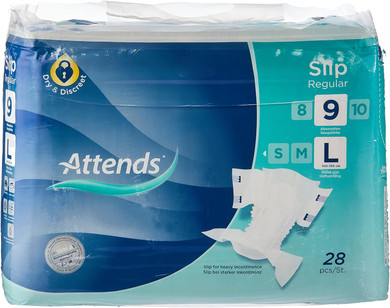 Van Heek 203330 Slip Regular 9 L Heavy Bladder / Incontinence Pads (Pack of 1)