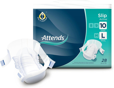 L10 Attends Active Slip Taped Incontinence Pad Pack 28
