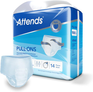 Attends Pull-Ons 10 Large (2100ml) 14 Pack Incontinence Protection