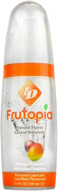 ID Frutopia Mango Passionfruit Flavoured Lube 100ml Pump Bottle  Natural Flavoured Water Based Lubricant For Oral Sex