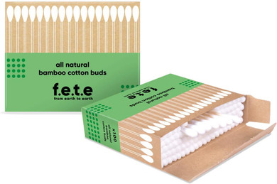 f.e.t.e | Bamboo Cotton Buds | Biodegradable & Compostable | Sustainable | Vegan