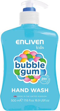 Enliven Kids Bubblegum Hand Wash 500 ml, Blue