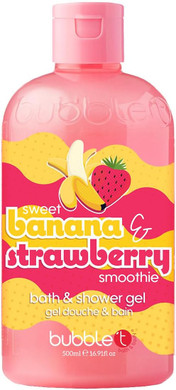 Bubble T Cosmetics Coconut & Lime Smoothie Bath & Shower Gel, Packed with Fruity Extracts to Nourish & Hydrate Skin, 500ml