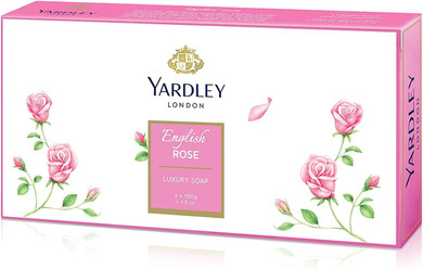 Yardley English Rose Soap Set Trio (3 x 100 g)