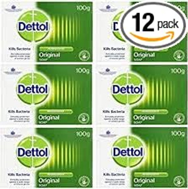 6 x Dettol Orginal Soap Twin Pack 2 x 100g