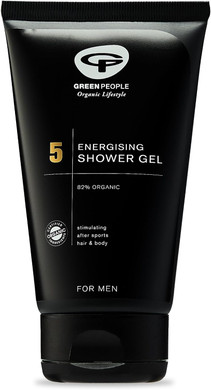 Green People Men's Body Wash - Natural & Organic Mint Shower Gel - SLS, Paraben & Ethanol Free - Vegan, 150ml