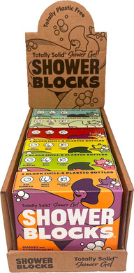 Shower Blocks - Solid Shower Gels Mixed 6 Pack | Plastic, Cruelty and Paraben Free | Vegan | Moisturising Body Soaps For The shower