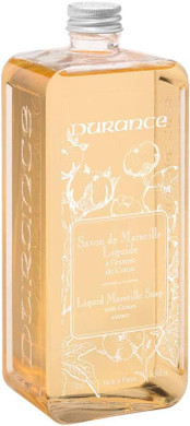 Durance Liquid Marseille Soap Refill With Cotton Extract 750ml  Paraben Free Hand Wash Refill  Vegan Friendly - Gently Cleanses & Nourishes