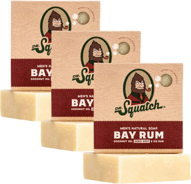 Dr. Squatch All Natural Soap Bar for Men, 3 Pack - Fresh Falls