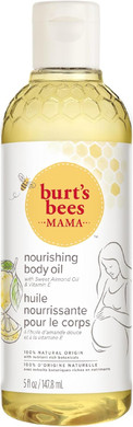 Burt's Bees Body Oil for Pregrancy Stretch Marks, with Vitamin E, Sweet Almond Oil & Lemon Oil, 147.8ml