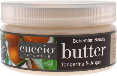 Cuccio Naturale Butter Blends - Ultra-Moisturizing, Renewing, Smoothing Scented Body Cream - Deep Hydration For Dry Skin Repair - Made With Natural Ingredients - Tangerina And Argan - 8 Oz