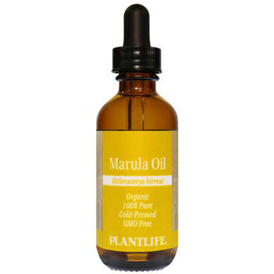 Plantlife Marula Carrier Oil - Cold Pressed, Non-Gmo, And Gluten Free Carrier Oils - For Skin, Hair, And Personal Care - 2 Oz