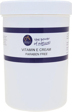 Absolute Aromas Vitamin E Cream - Unscented Base Cream, Free from Parabens and Sulphates  Moisturising Cream for Face, Body and Scars (500g)